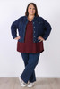 Plus Size Mid Blue Stretch Denim Bootleg Jean