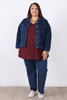 Plus Size Mid Blue Stretch Denim Bootleg Jean