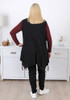 Plus Size Black Vest With Pockets