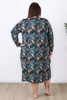 Plus Size Night Owl Textured Waffle Cotton Nightie
