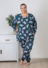 Plus Size Cute Koala Stretch Cotton Waffle Pyjamas