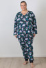 Plus Size Cute Koala Stretch Cotton Waffle Pyjamas