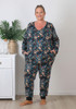 Plus Size Night Owl Stretch Cotton Waffle Pyjamas
