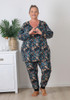 Plus Size Night Owl Stretch Cotton Waffle Pyjamas