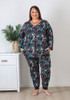 Plus Size Tulip Garden Stretch Cotton Waffle Pyjamas