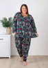 Plus Size Tulip Garden Stretch Cotton Waffle Pyjamas