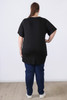 Plus Size Pull On Relaxed Fit Indigo Jeans with Pale Wash