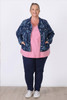 Plus Size Indigo Rose Stretch Denim Jacket