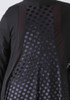 Plus Size Black Polka Dot Burnout Velvet Jacket