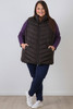 Plus Size Black Essential Quilted Vest - Curvaceous