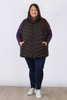 Plus Size Black Essential Quilted Vest Sizes 18 to 32 