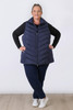 Plus Size Navy Essential Quilted Vest Sizes 18 to 32