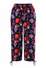 Plus Size Purple Paisley Floral Stretch Gypsy Pant