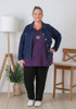 Plus Size Black Fleecy Lounge Pants
