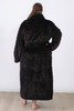 Plus Size Cosy Nights Black Dressing Gown