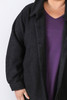 Plus Size Staple Black Cosy Button Jacket