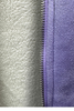 Plus Size Lilac Fleece Lined Winter Coat 