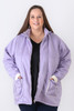 Plus Size Lilac Winter Coat by Curvaceous