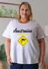 Down Under Cotton Tee In White Size 20 