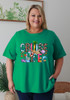 Cruise Life Tee In Green Size 22