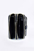 Black Geometric Strap Cross Body Bag