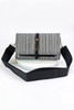 Black Belted Cross Body Bag