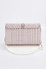 Nude Pink Belted Cross Body Bag