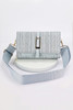 Blue Belted Cross Body Bag