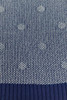 Blue Polka Dot Cotton Knit Jumper