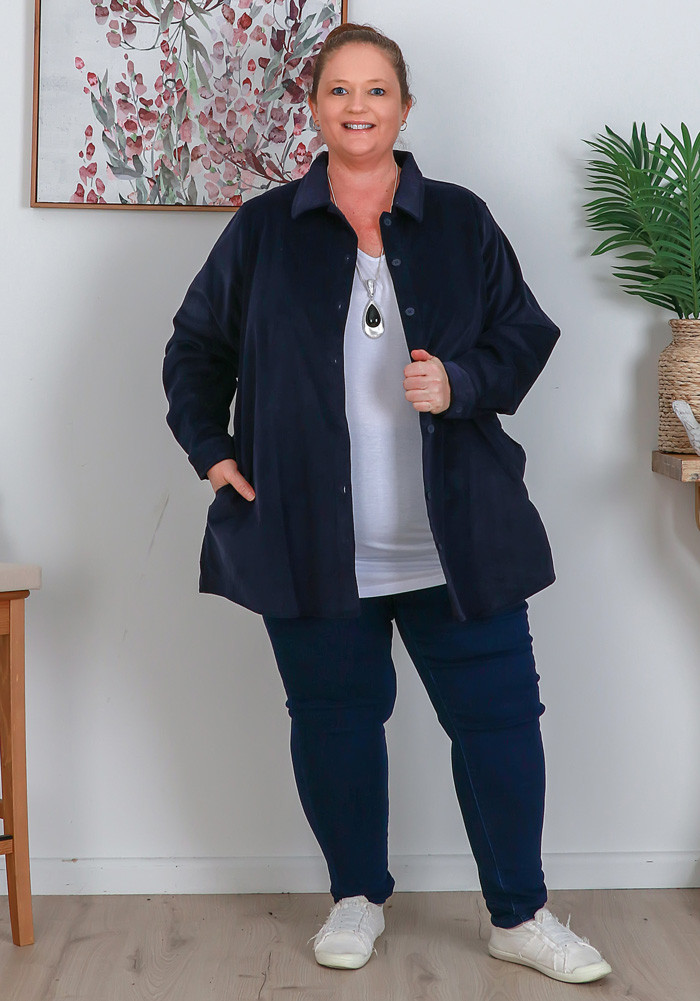 Plus Size Long Corduroy Jacket Plus Size Navy Corduroy Jacket