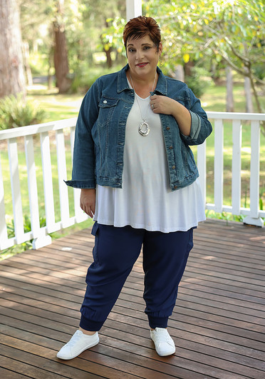 plus size Blue Wash Denim Jacket With Pockets Curvaceous
