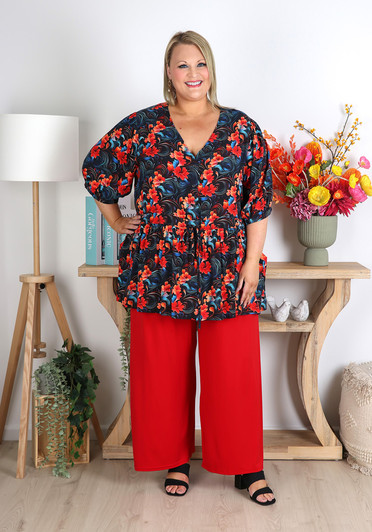 Plus Size Wide Leg Pant
