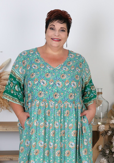 Plus Size Summer Boho Dress