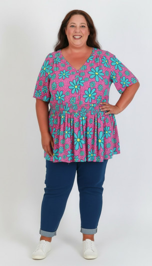 plus size daisy top 