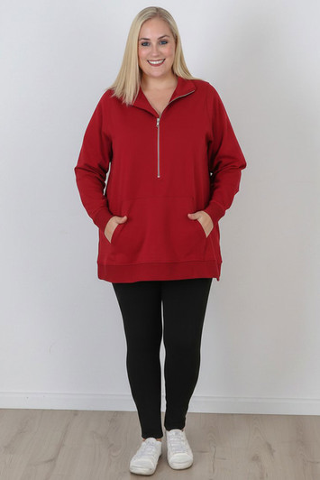 plus size black winter fleece leggings with pockets  Curvaceous 