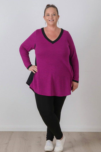 plus size black winter fleece leggings with pockets Sizes 18 to 32 