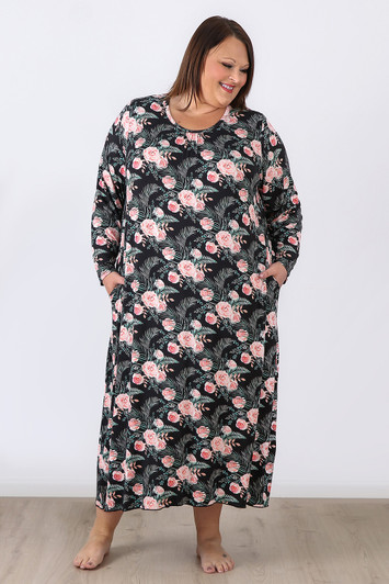 Plus Size Blush Rose Stretch Nightie