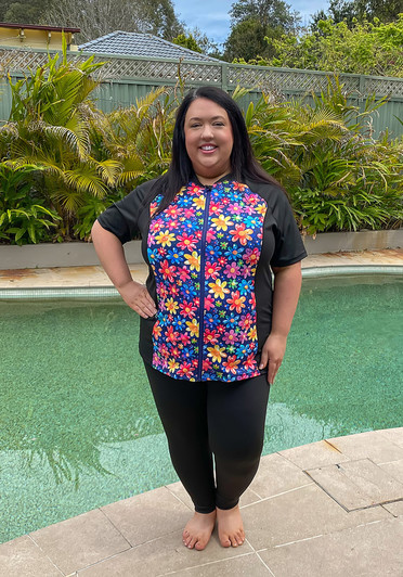 Plus Size Summer Swim Capri