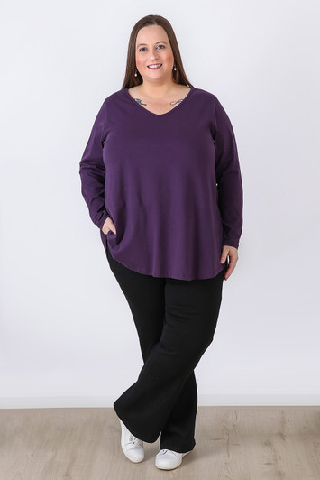 Plus Size Black Boot Leg Jeans