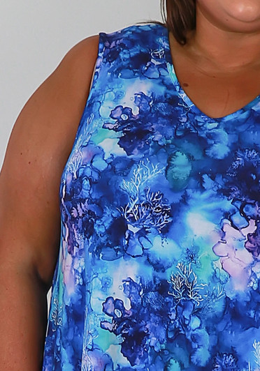 Plus Size Summer Bright Colourful Tank