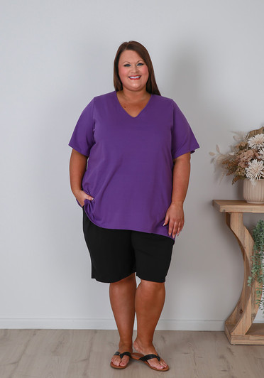 Plus Size Shorts In Black