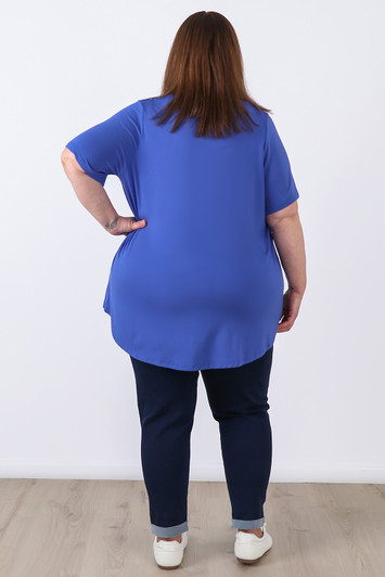 plus size Bamboo Tee In Blue