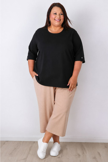 Plus Size Summer Days Natural Pants