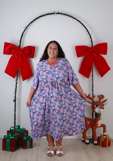Plus Size Curvaceous Christmas Dress