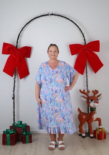Plus Size Curvaceous Christmas Dress