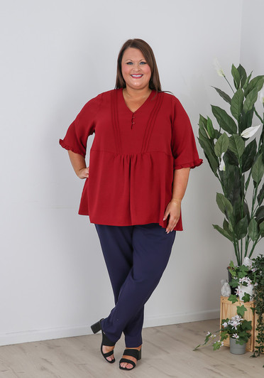 plus size navy work pant curvaceous 