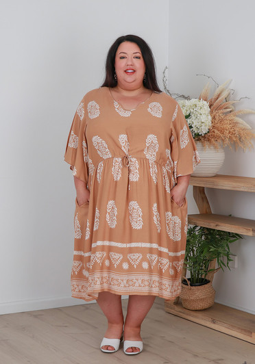 Plus Size Summer Earthy Dress