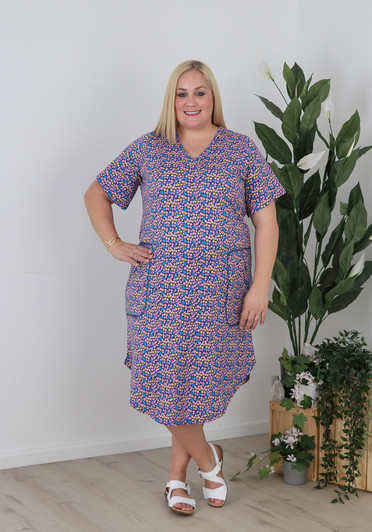 Plus Size Cotton Breathable Summer Dress 