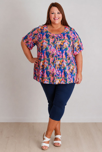 plus size elephant jungle top curvaceous 