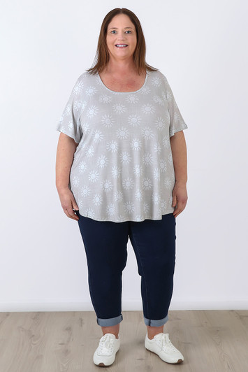 plus size sun plus size sun scoop neck top scoop neck top 